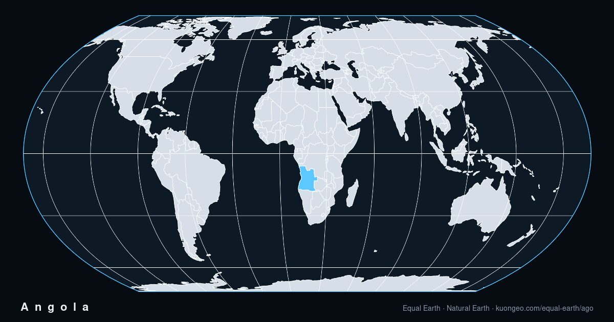How big is Angola, really?