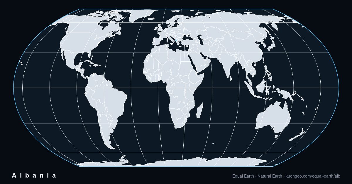 How big is Albania, really?