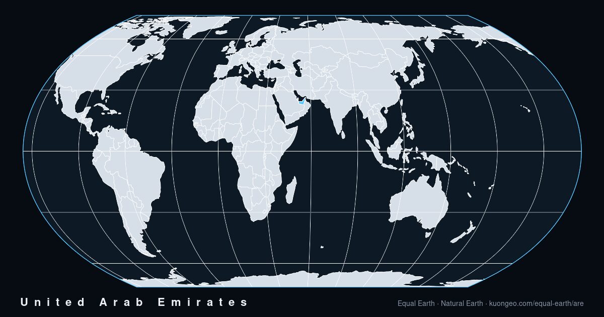 How big is United Arab Emirates, really?