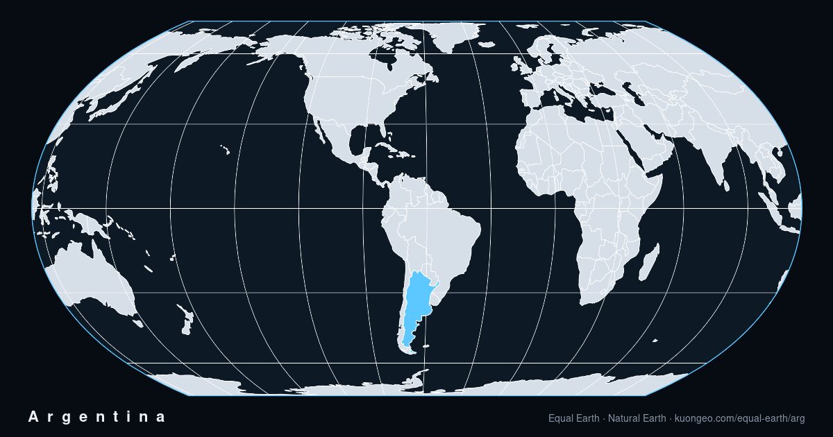 Wie groß ist Argentinien wirklich?