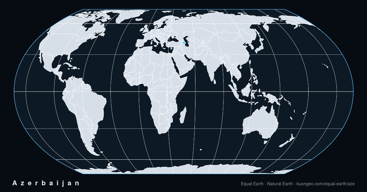 ¿Cuánto mide Azerbaiyán, en realidad?