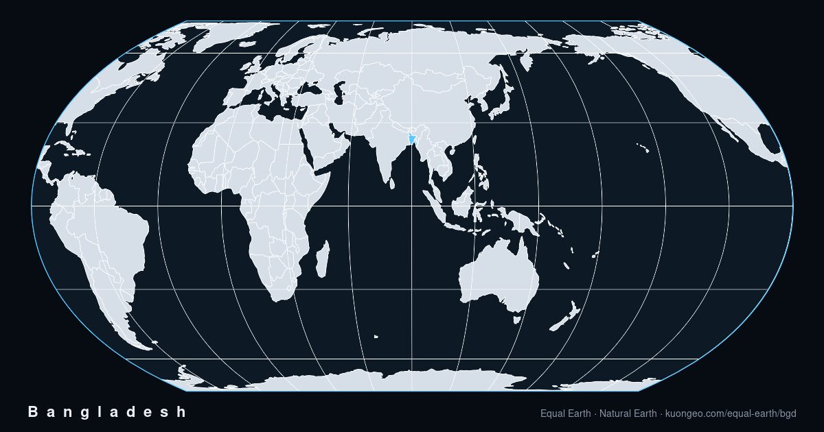 How big is Bangladesh, really?