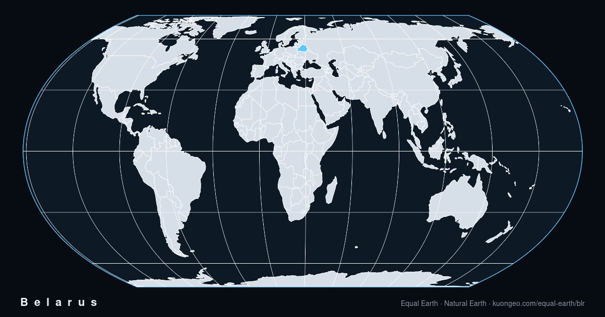 How big is Belarus, really?