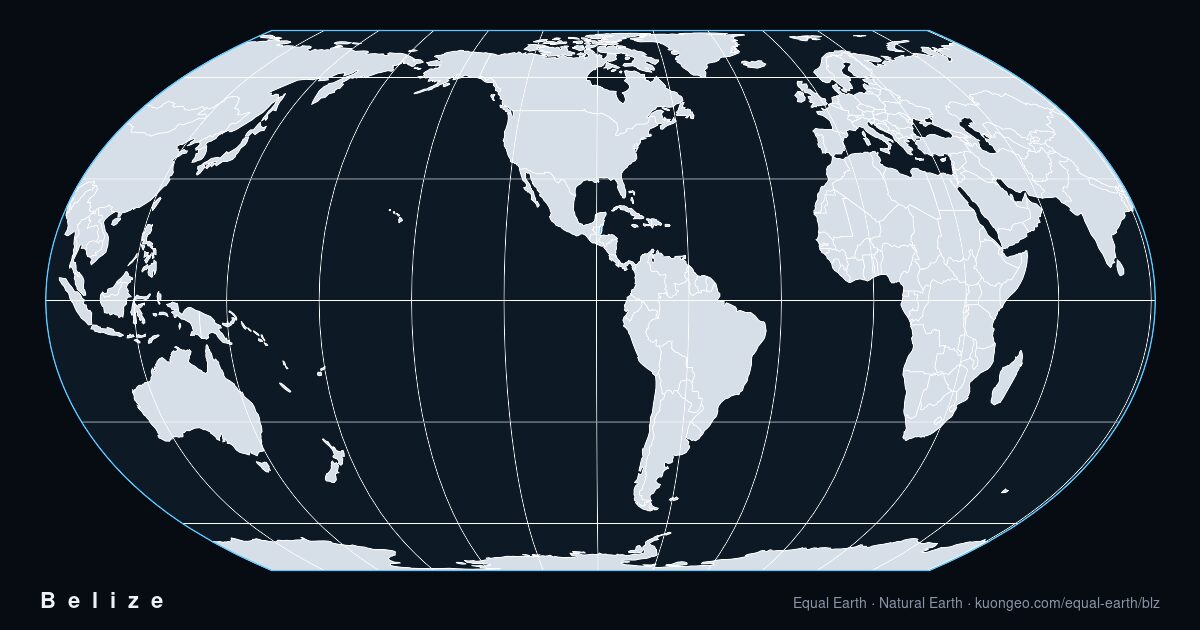 How big is Belize, really?