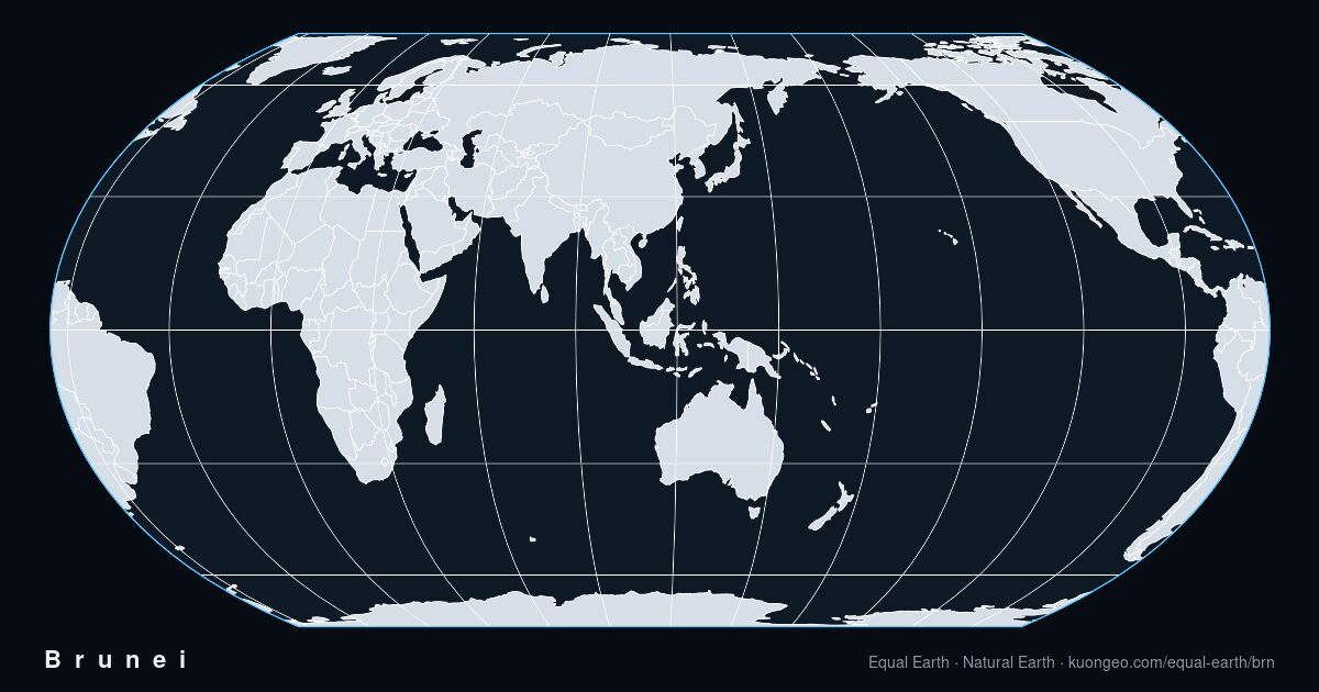 How big is Brunei, really?