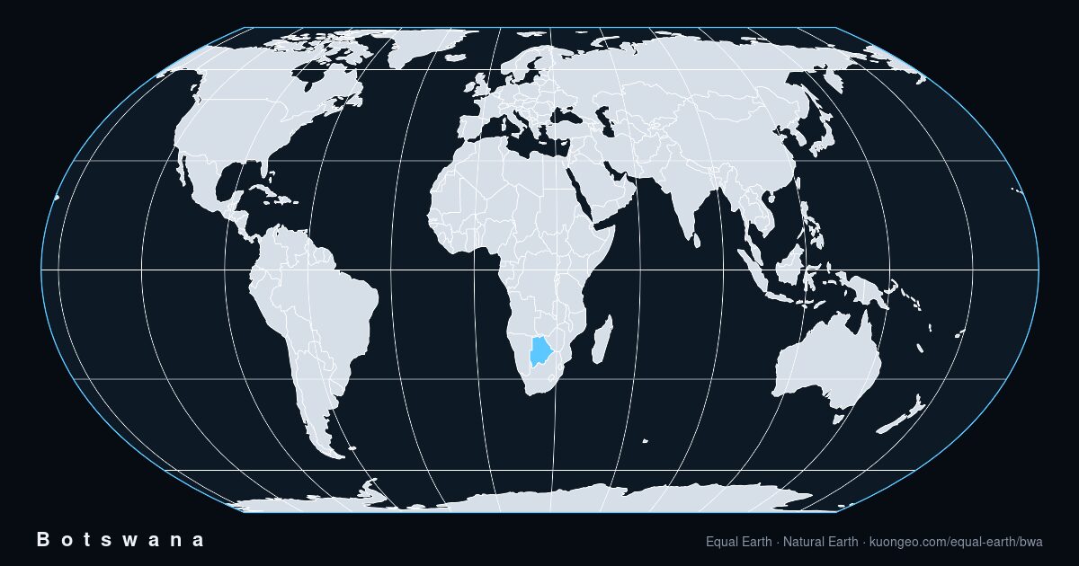How big is Botswana, really?