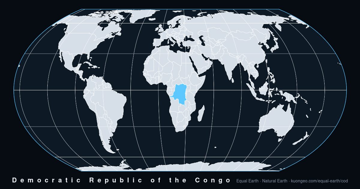 Wie groß ist Demokratische Republik Kongo wirklich?