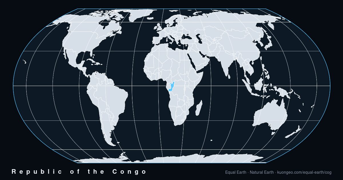 How big is Republic of the Congo, really?