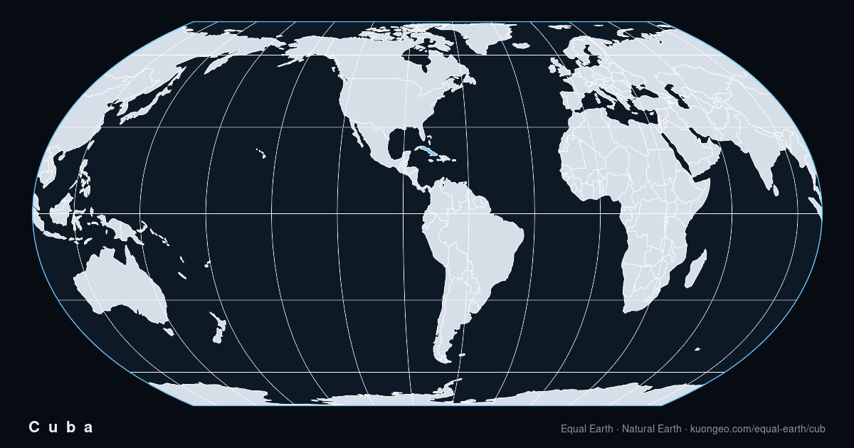 How big is Cuba, really?