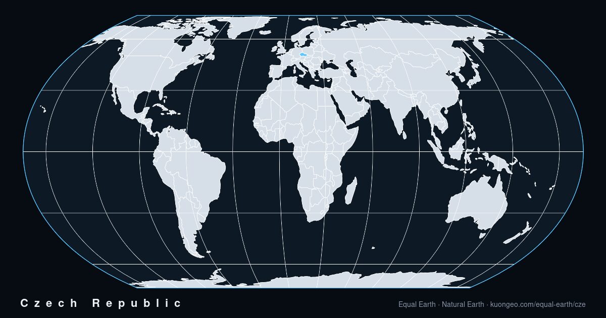 How big is Czech Republic, really?