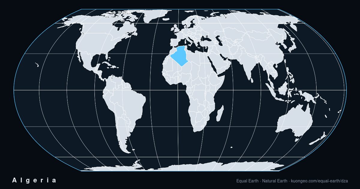 How big is Algeria, really?