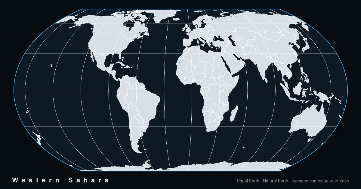 Wie groß ist Westsahara wirklich?
