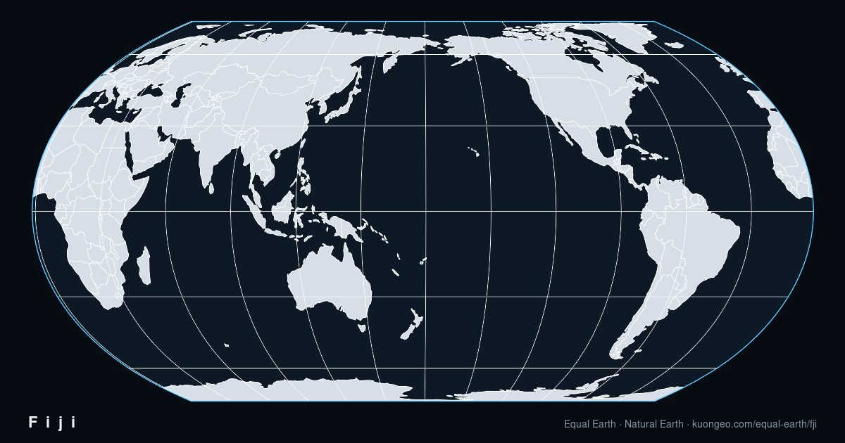 How big is Fiji, really?