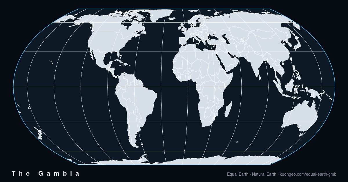 How big is The Gambia, really?