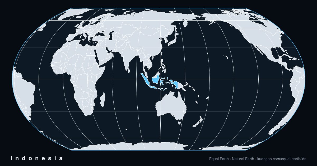 How big is Indonesia, really?