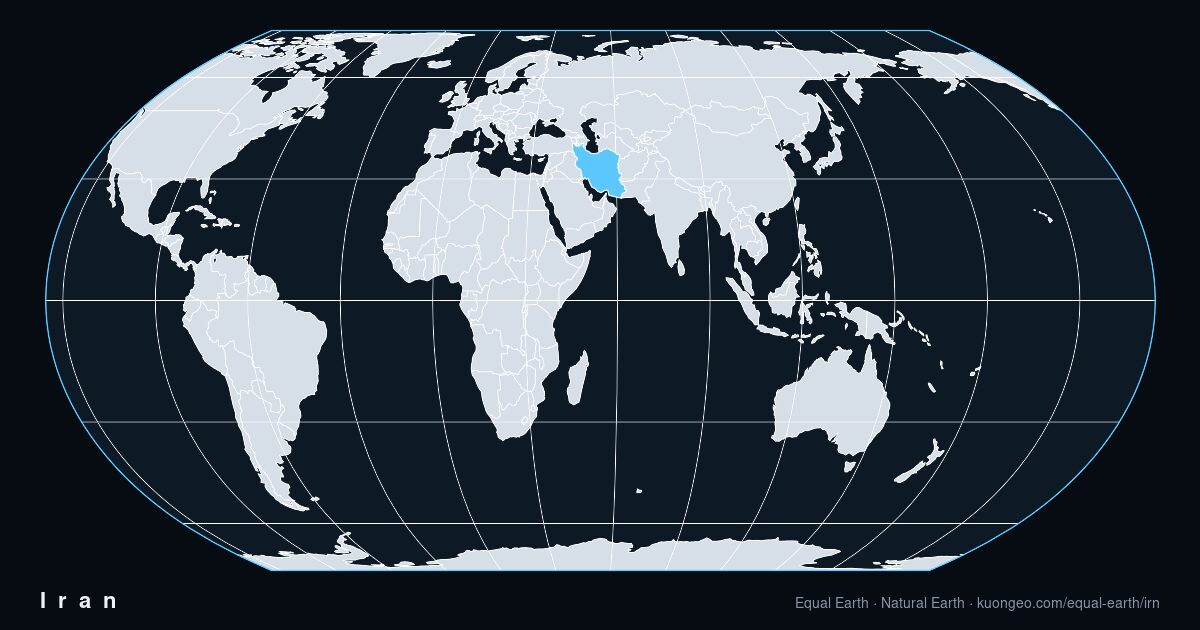 How big is Iran, really?