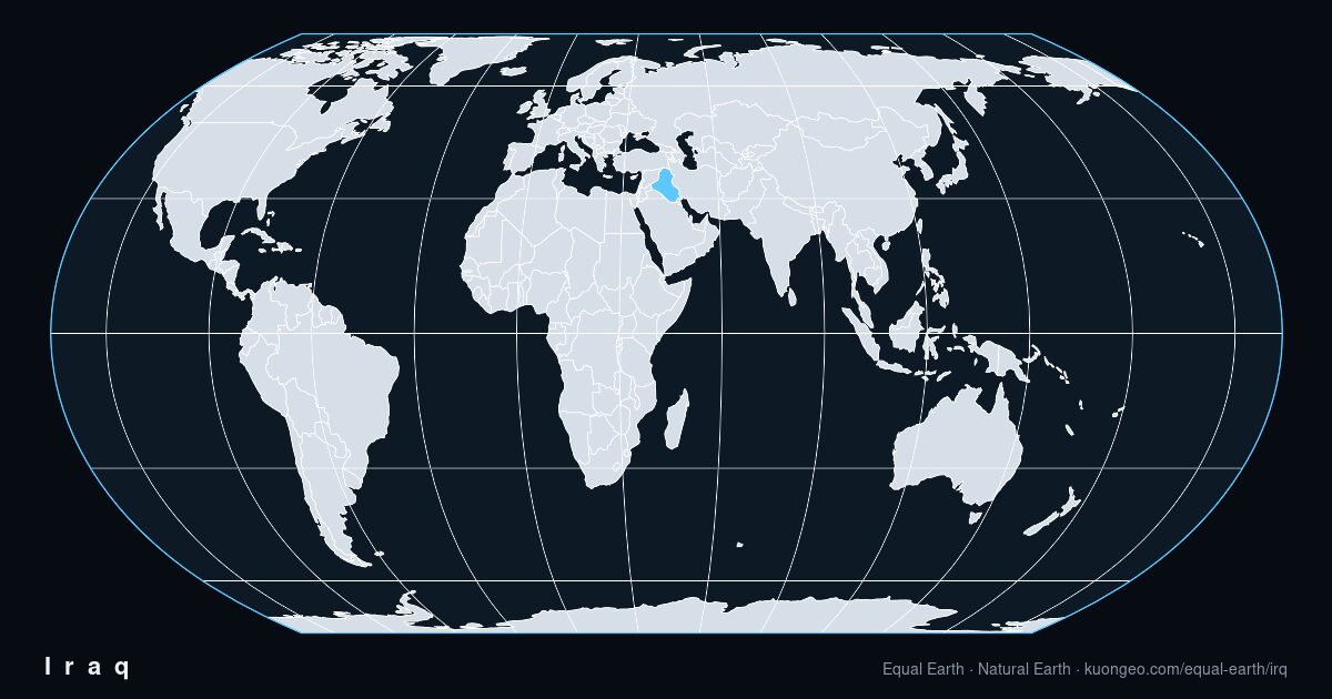 How big is Iraq, really?