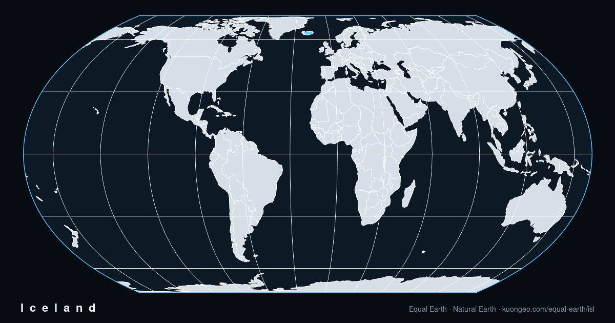 Wie groß ist Island wirklich?