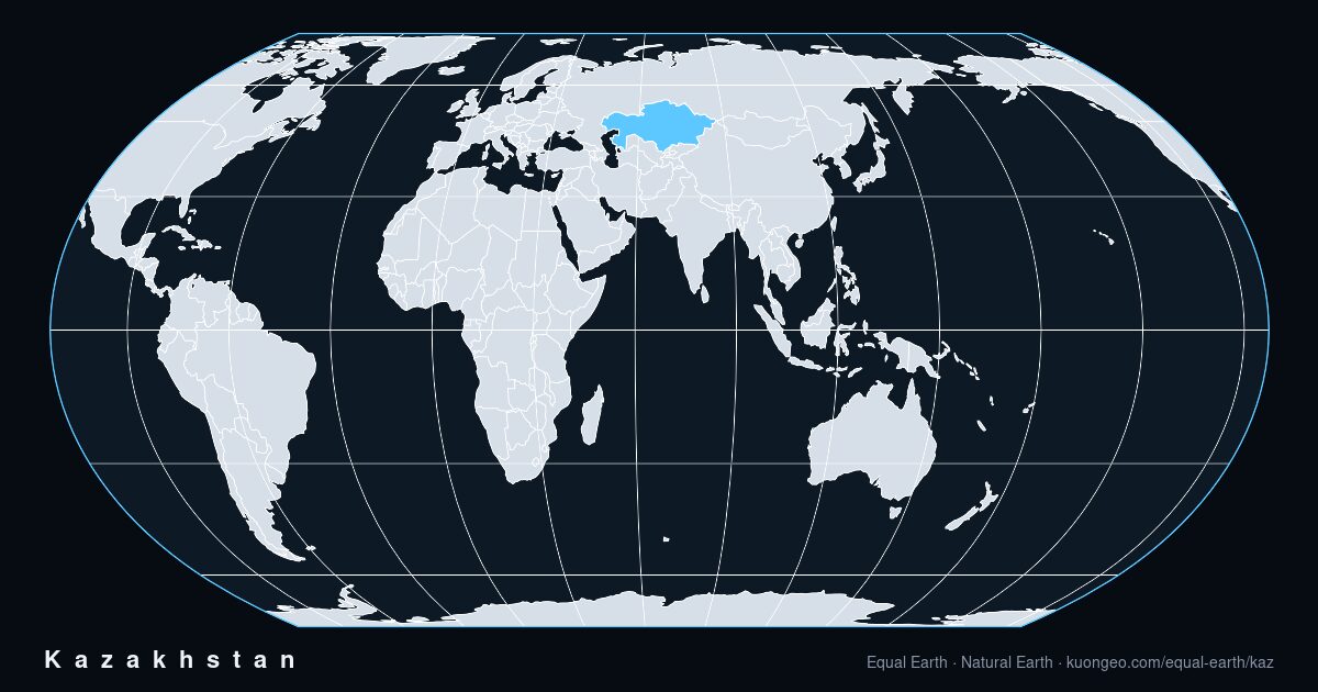 How big is Kazakhstan, really?