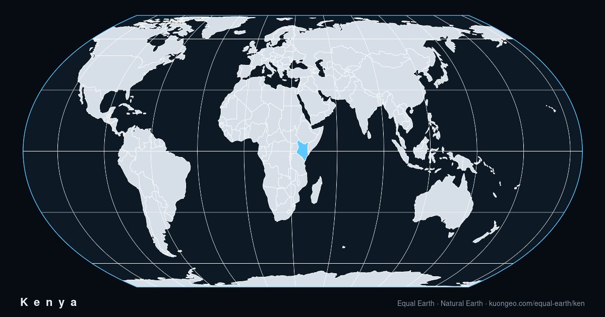 How big is Kenya, really?