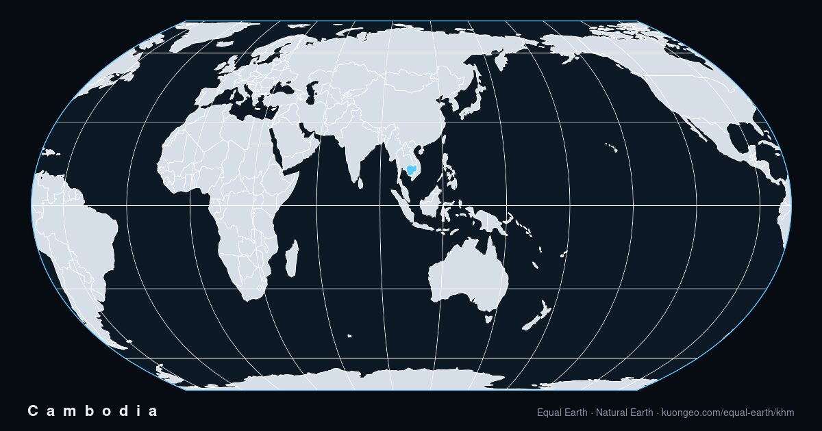 How big is Cambodia, really?