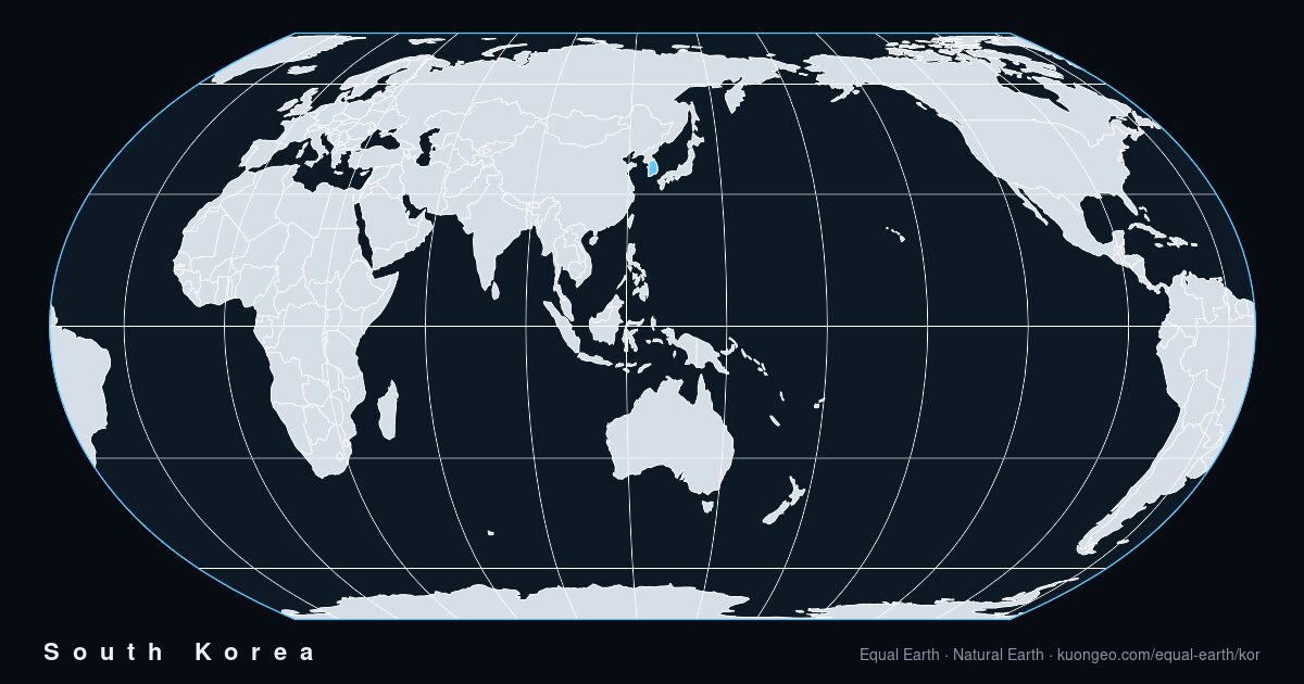 How big is South Korea, really?