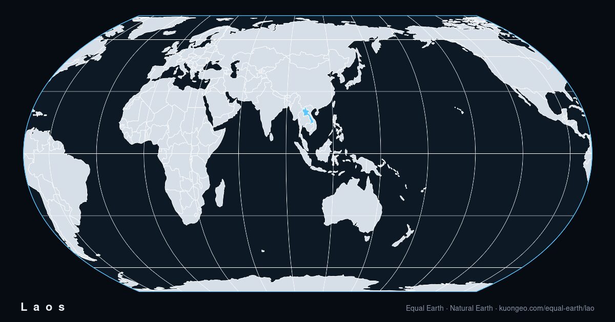 How big is Laos, really?