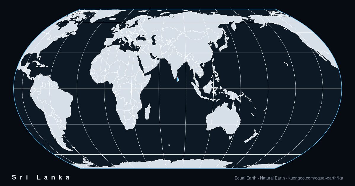 How big is Sri Lanka, really?