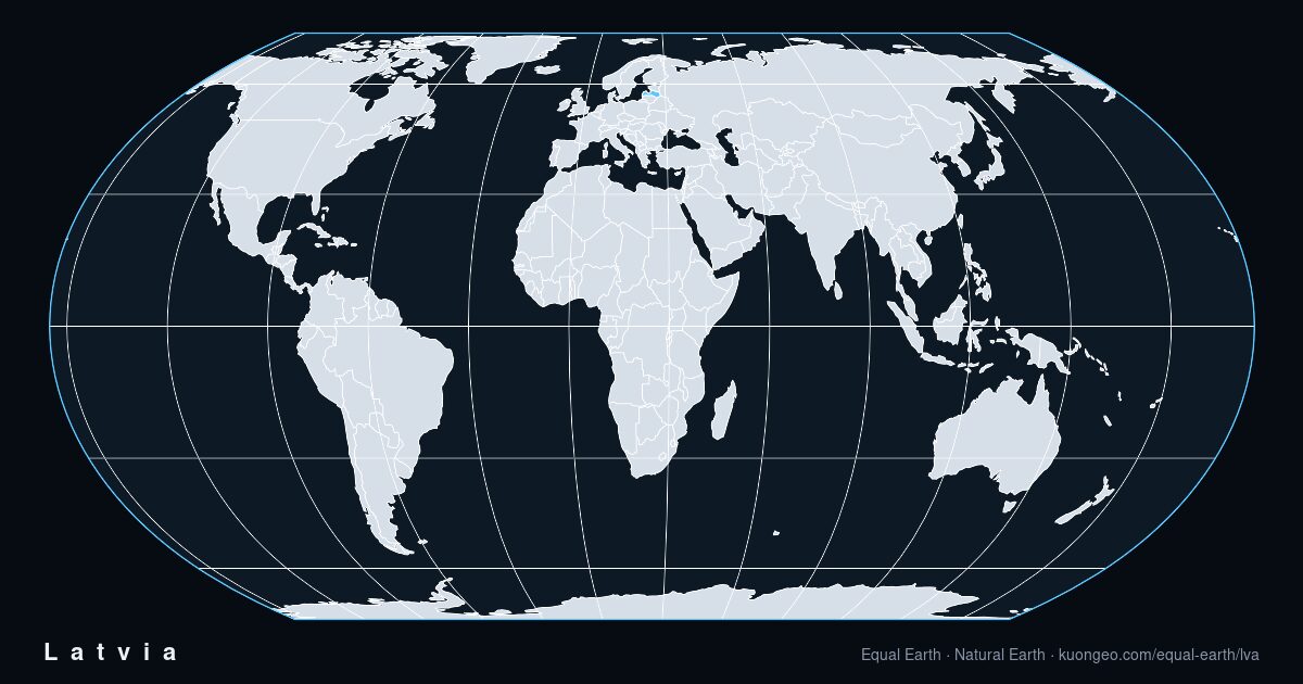How big is Latvia, really?