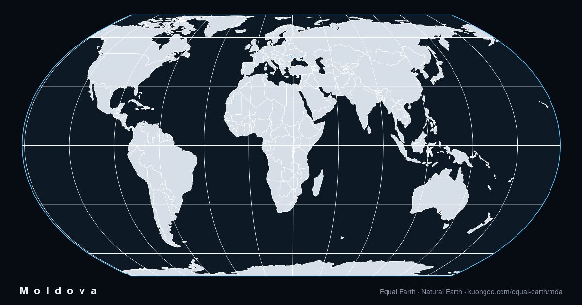 How big is Moldova, really?