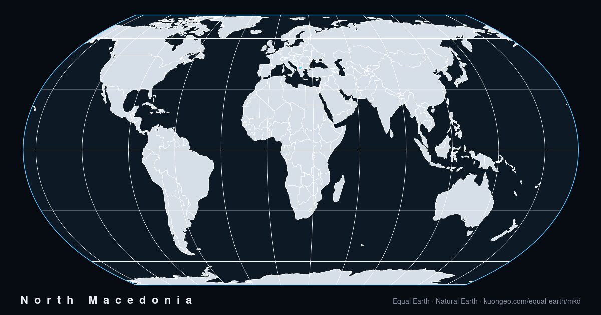 How big is North Macedonia, really?