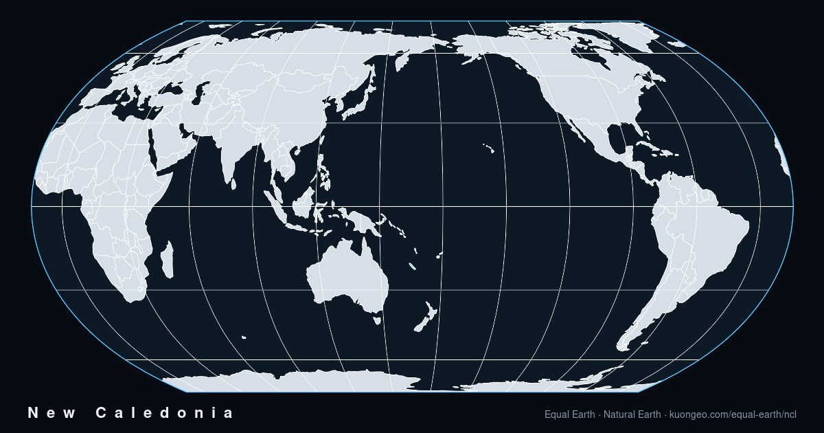 How big is New Caledonia, really?
