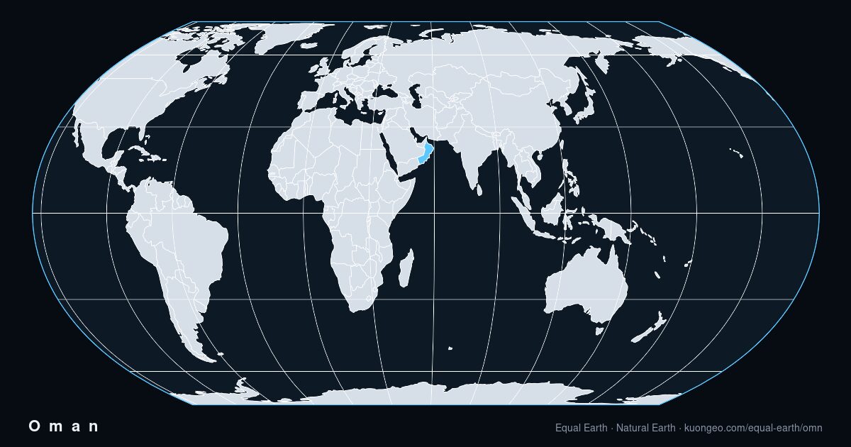 How big is Oman, really?