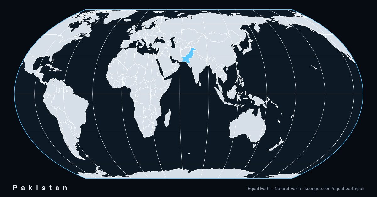 Wie groß ist Pakistan wirklich?