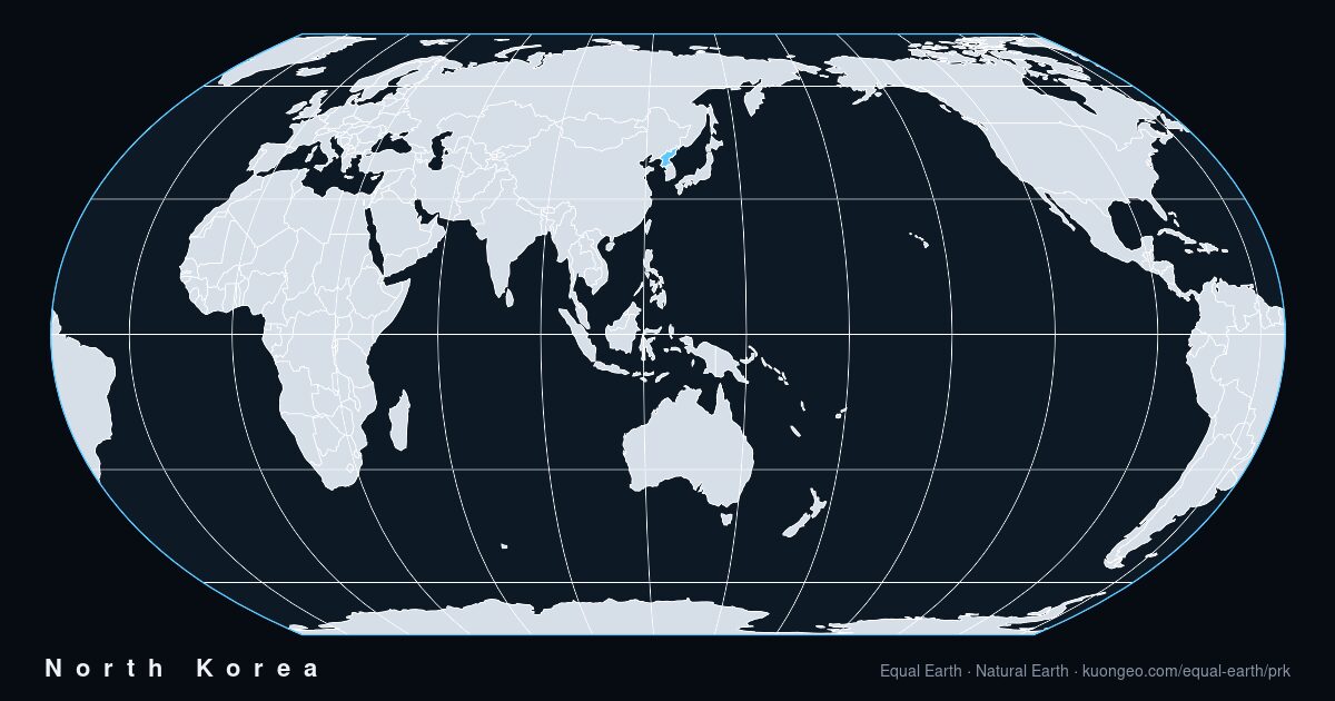 How big is North Korea, really?