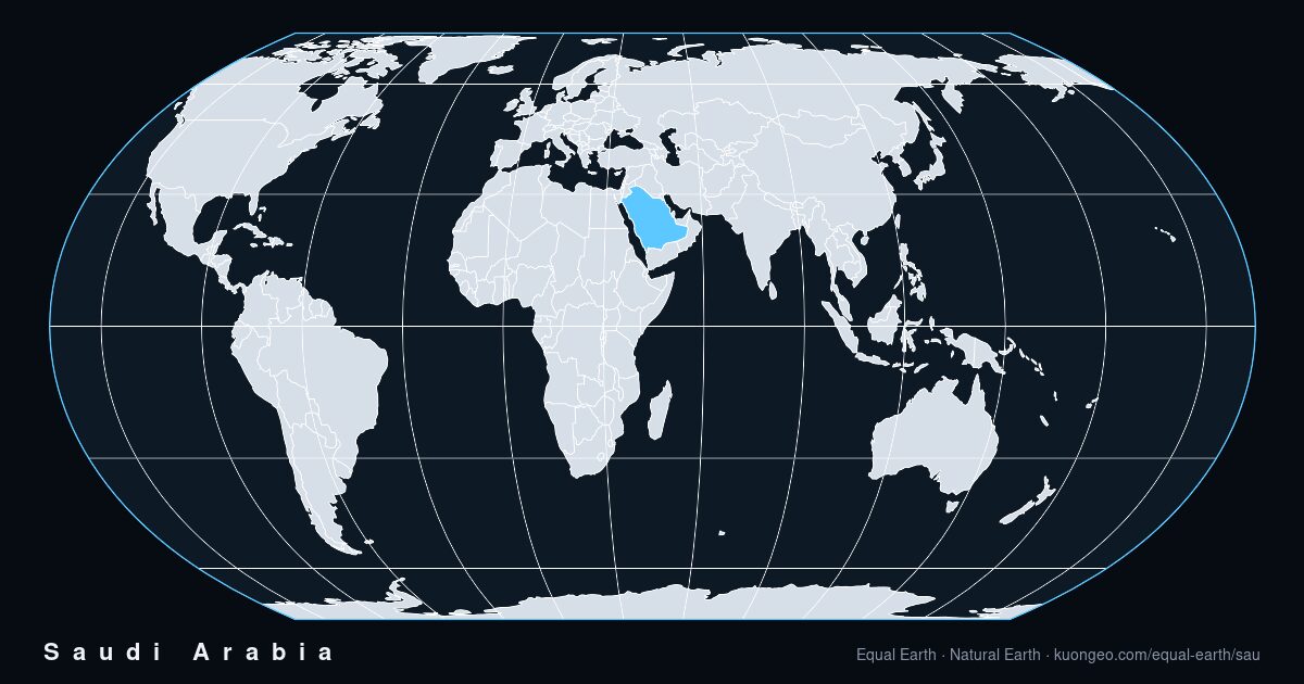 How big is Saudi Arabia, really?
