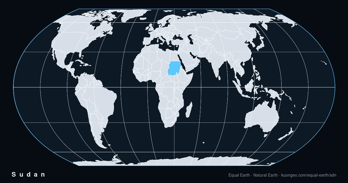 How big is Sudan, really?