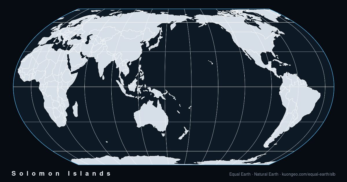 How big is Solomon Islands, really?