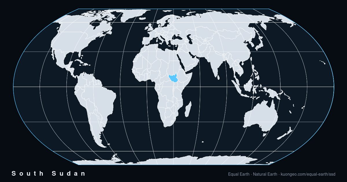 How big is South Sudan, really?