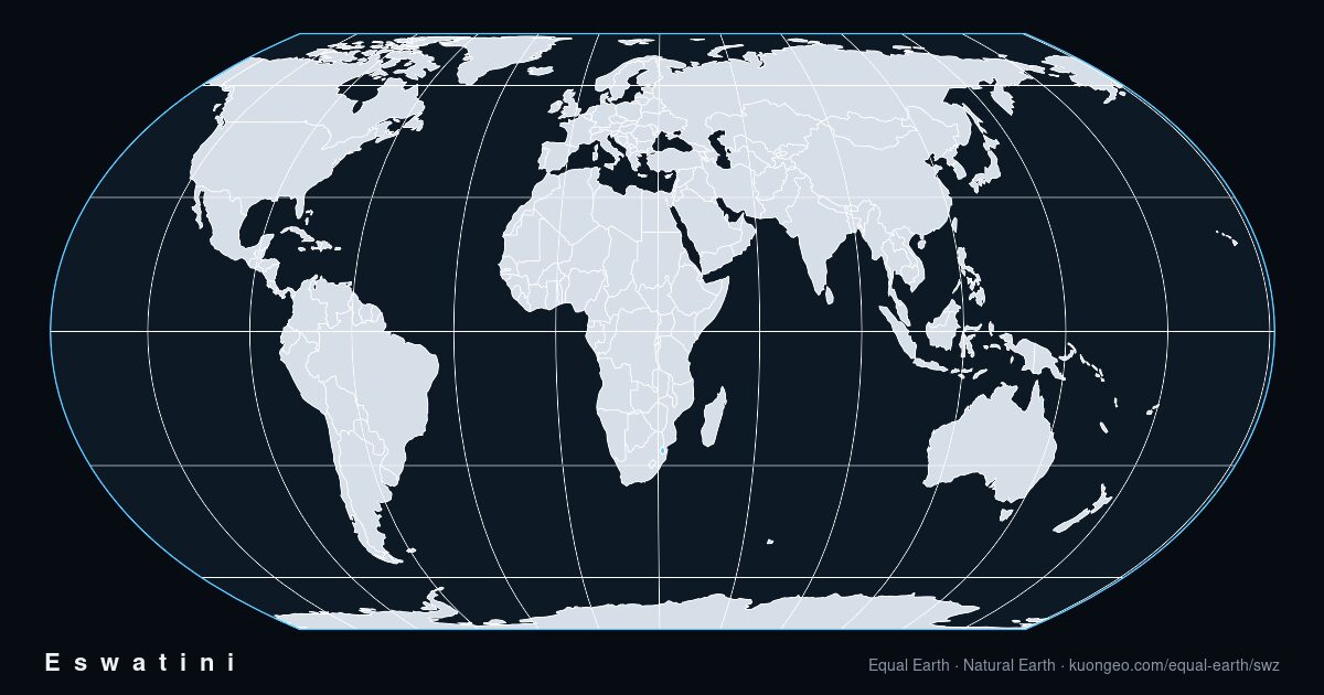 How big is Eswatini, really?