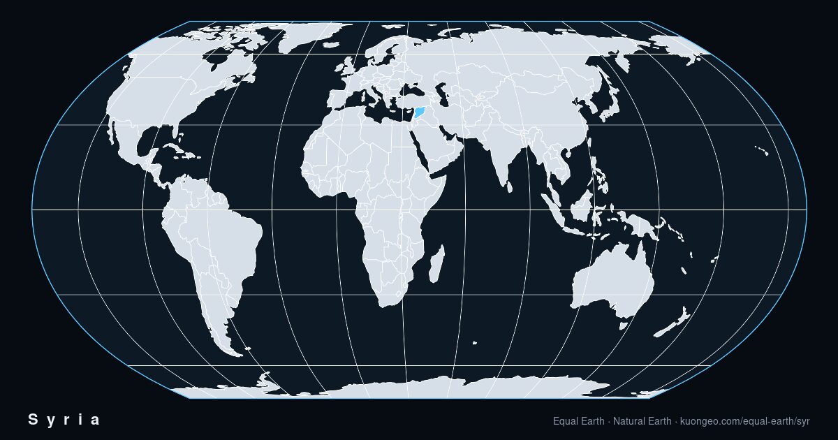 How big is Syria, really?