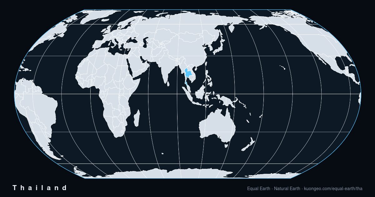 How big is Thailand, really?