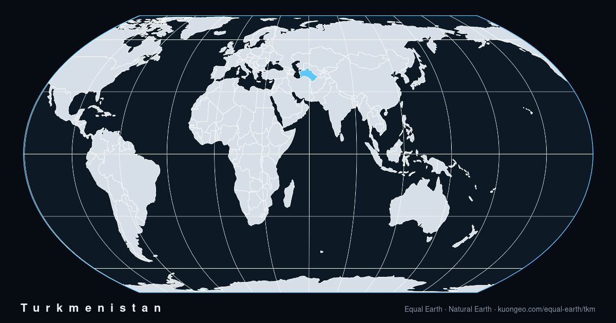 How big is Turkmenistan, really?