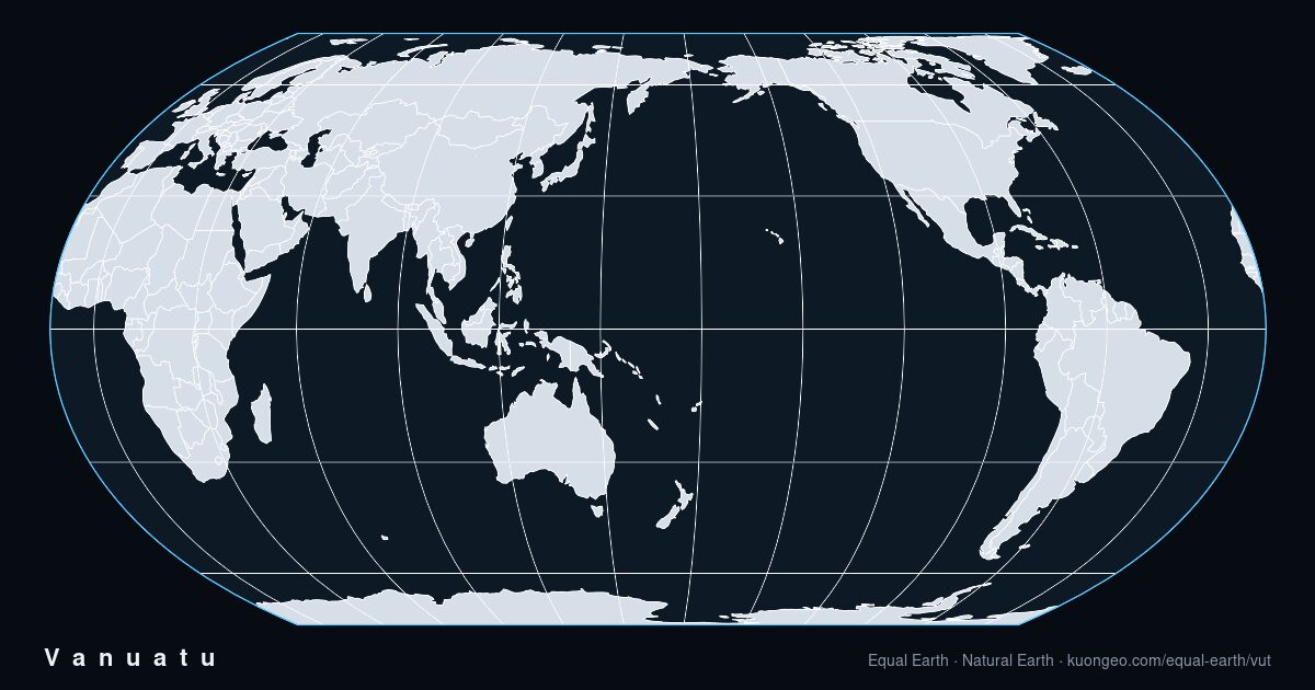 How big is Vanuatu, really?
