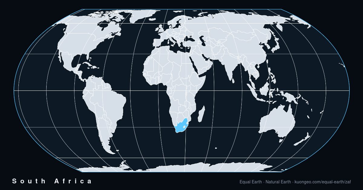 How big is South Africa, really?