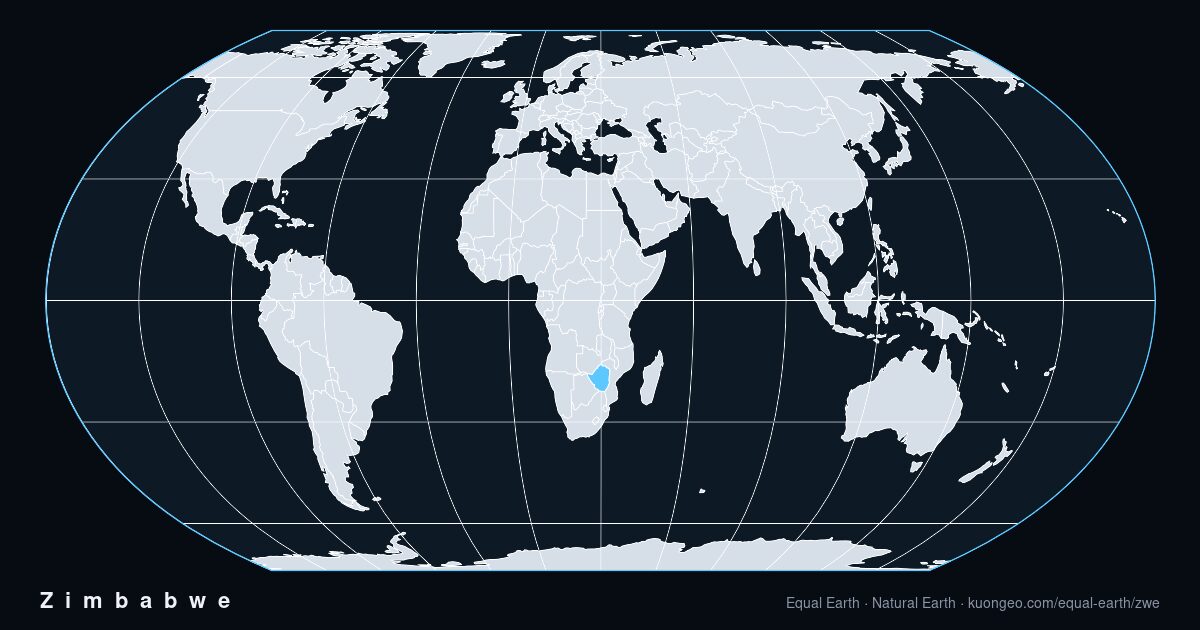 How big is Zimbabwe, really?