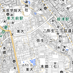 Ueno (station and park): map